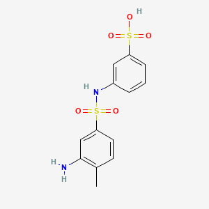 Benzenesulfonic acid, 3-[[(3-amino-4-methylphenyl)sulfonyl]amino]- - 100551-08-4