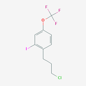 1-(3-Chloropropyl)-2-iodo-4-(trifluoromethoxy)benzene - 