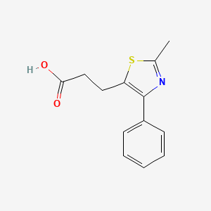 3-(2-Methyl-4-phenyl-1,3-thiazol-5-yl)propanoic acid - 