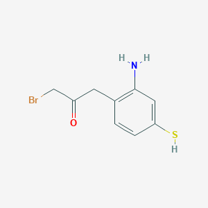 1-(2-Amino-4-mercaptophenyl)-3-bromopropan-2-one - 