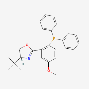 (S)-4-(tert-butyl)-2-(2-(diphenylphosphanyl)-5-methoxyphenyl)-4,5-dihydrooxazole - 