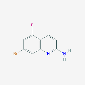7-Bromo-5-fluoroquinolin-2-amine - 