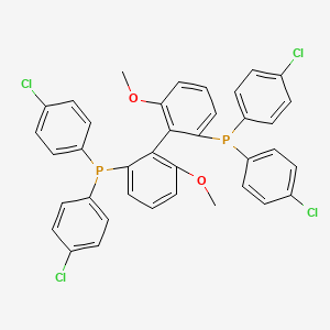 1,1'-[(1R)-6,6'-Dimethoxy[1,1'-biphenyl]-2,2'-diyl]bis[1,1-bis(4-chlorophenyl)phosphine] - 