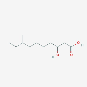 3-Hydroxy-8-methyldecanoic acid - 62675-80-3