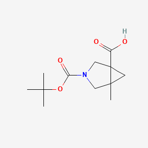 3-Tert-butoxycarbonyl-5-methyl-3-azabicyclo[3.1.0]hexane-1-carboxylic acid - 