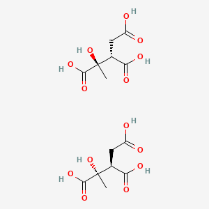 (2R,3S)-3-hydroxybutane-1,2,3-tricarboxylic acid;(2S,3R)-3-hydroxybutane-1,2,3-tricarboxylic acid - 