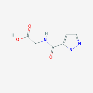 2-[(2-methylpyrazole-3-carbonyl)amino]acetic Acid - 