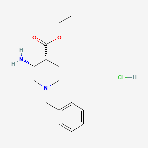 cis-3-Amino-1-benzyl-piperidine-4-carboxylicacidethylesterhydrochloride - 