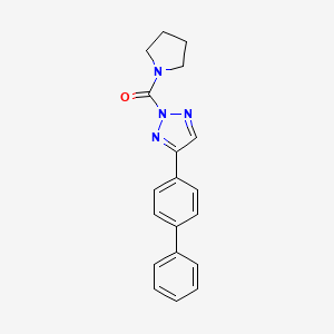 (4-([1,1'-Biphenyl]-4-yl)-2H-1,2,3-triazol-2-yl)(pyrrolidin-1-yl)methanone - 