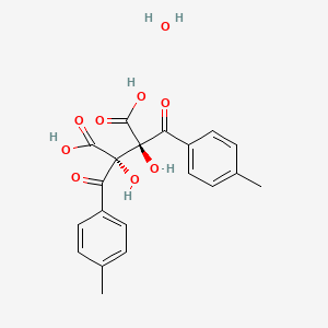 (2R,3R)-2,3-dihydroxy-2,3-bis(4-methylbenzoyl)butanedioic acid;hydrate - 