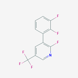 2-Fluoro-3-(2,3-difluorophenyl)-5-(trifluoromethyl)pyridine - 