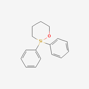 2,2-Diphenyl-1-oxa-2-silacyclohexane - 17933-86-7