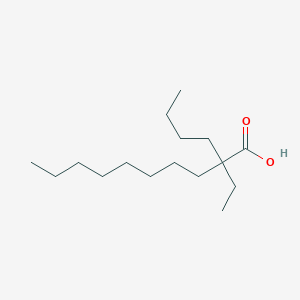 2-Butyl-2-ethyldecanoic acid - 5343-56-6