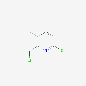 6-Chloro-2-(chloromethyl)-3-methylpyridine - 