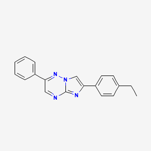 6-(4-Ethylphenyl)-2-phenylimidazo[1,2-b][1,2,4]triazine - 309740-69-0