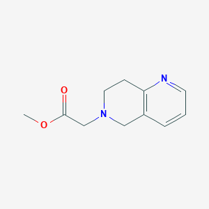 Methyl 2-(7,8-dihydro-1,6-naphthyridin-6(5H)-YL)acetate - 1196147-26-8