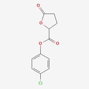 2-(p-Chlorophenyl)-5-oxotetrahydro-2-furoic acid - 34971-17-0