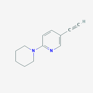 5-Ethynyl-2-(piperidin-1-YL)pyridine - 
