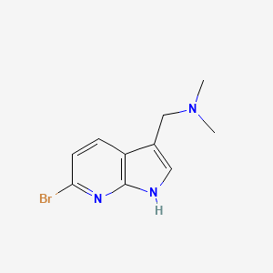 1H-Pyrrolo[2,3-b]pyridine-3-methanamine, 6-bromo-N,N-dimethyl- - 