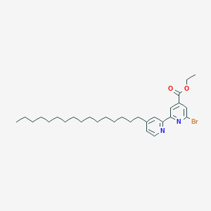 Ethyl 6-bromo-4'-hexadecyl-2,2'-bipyridine-4-carboxylate - 857053-81-7
