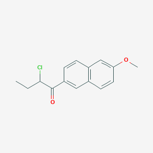 2-Chloro-1-(6-methoxynaphthalen-2-yl)butan-1-one - 834914-18-0