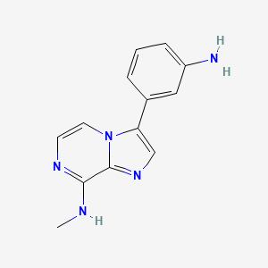 3-(3-Aminophenyl)-N-methylimidazo[1,2-a]pyrazin-8-amine - 787591-36-0
