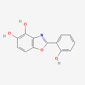 2-(2-Hydroxyphenyl)benzoxazole-4,5-diol - 756900-96-6