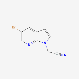 1H-Pyrrolo[2,3-b]pyridine-1-acetonitrile, 5-bromo- - 