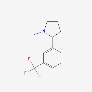 1-Methyl-2-[3-(trifluoromethyl)phenyl]pyrrolidine - 464924-47-8