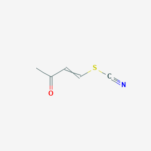 3-Oxobut-1-en-1-yl thiocyanate - 408533-13-1