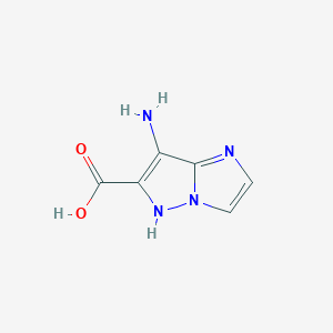 7-amino-5H-imidazo[1,2-b]pyrazole-6-carboxylic acid - 227611-58-7