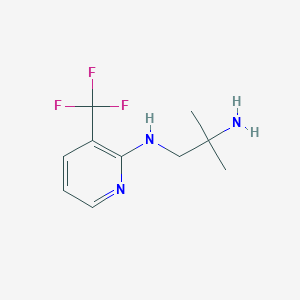 1,2-Propanediamine, 2-methyl-N1-[3-(trifluoromethyl)-2-pyridinyl]- - 