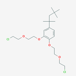 1,2-Bis[2-(2-chloroethoxy)ethoxy]-4-(2,4,4-trimethylpentan-2-YL)benzene - 220969-35-7