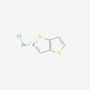 Zinc, chlorothieno[3,2-b]thien-2-yl- - 130689-51-9