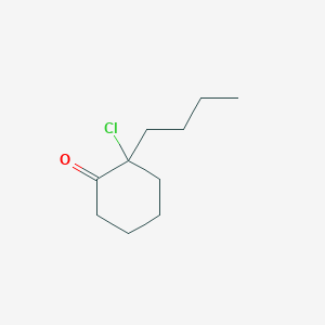 2-Butyl-2-chlorocyclohexanone - 34737-52-5