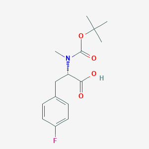 N-(tert-Butoxycarbonyl)-4-fluoro-N-methyl-L-phenylalanine - 249736-15-0
