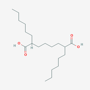 2,7-Dihexyloctanedioic acid - 127075-18-7