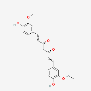 1,6-Heptadiene-3,5-dione, 1,7-bis(3-ethoxy-4-hydroxyphenyl)- - 128347-51-3