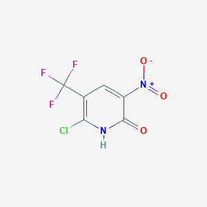 6-Chloro-3-nitro-5-(trifluoromethyl)pyridin-2(1H)-one - 111928-62-2