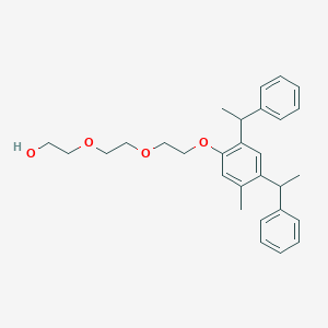 2-(2-{2-[5-Methyl-2,4-bis(1-phenylethyl)phenoxy]ethoxy}ethoxy)ethan-1-ol - 110199-19-4
