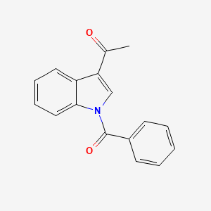 1H-Indole, 3-acetyl-1-benzoyl- - 90539-81-4
