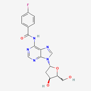 2'-Deoxy-N-(4-fluorobenzoyl)adenosine - 90335-44-7
