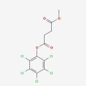 Methyl pentachlorophenyl butanedioate - 94625-87-3