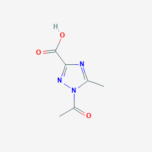 1-Acetyl-5-methyl-1H-1,2,4-triazole-3-carboxylic acid - 88513-02-4