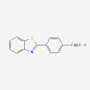 2-(4-Ethynylphenyl)-1,3-benzothiazole - 84033-07-8
