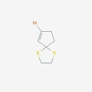 7-Bromo-1,4-dithiaspiro[4.4]non-6-ene - 81770-77-6
