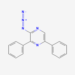 Pyrazine, 2-azido-3,5-diphenyl- - 76849-28-0