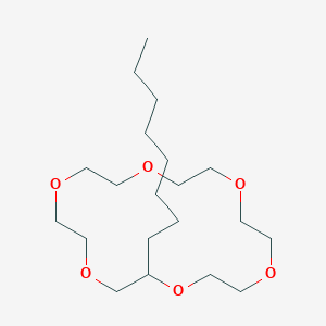 2-Octyl-1,4,7,10,13,16-hexaoxacyclooctadecane - 75507-22-1