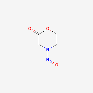 4-Nitrosomorpholin-2-one - 67587-53-5