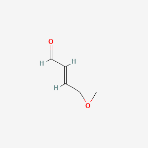 (E)-3-Oxiranylacrylaldehyde - 25073-24-9